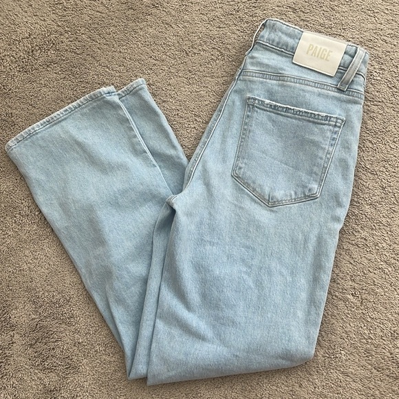 PAIGE Relaxed Collette Jean Size 27 Light Wash - Picture 3 of 5